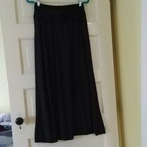 Black Ankle Length Skirt Sz L